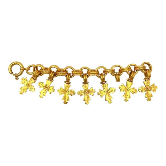 Chanel Coco Mark Cross GD 94P Bracelet W/ Bag and Box - Picture 5 of 16